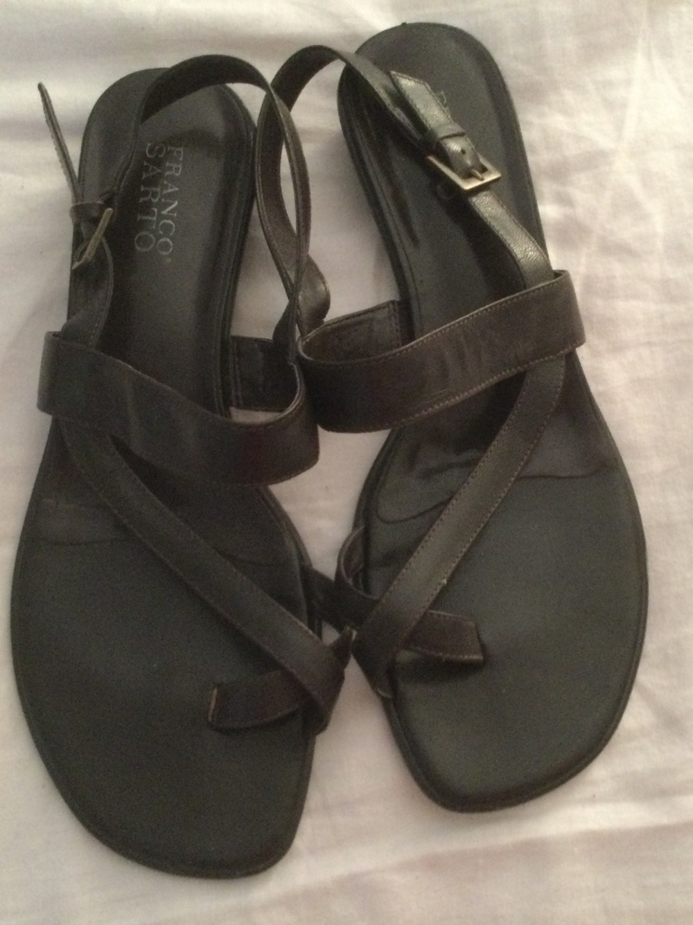 Franco Sarto Dark Brown  Sandals  11